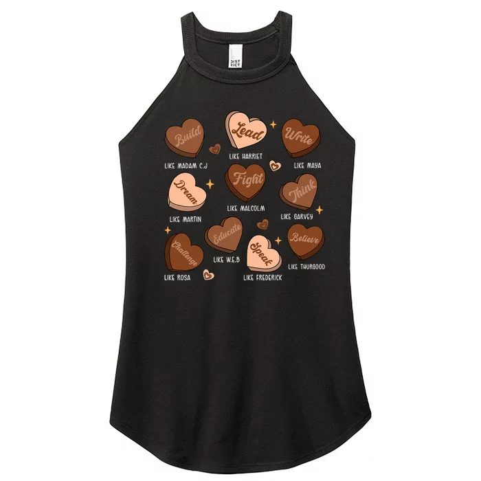 Groovy Black History Month Women’s Perfect Tri Rocker Tank