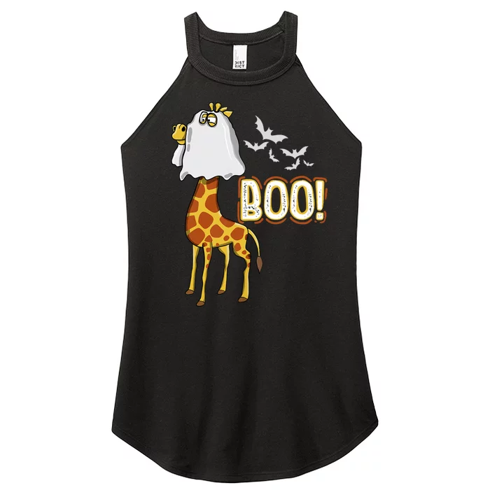 Giraffe Boo Halloween Fun Costume Party Women’s Perfect Tri Rocker Tank