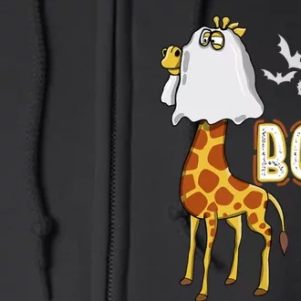 Giraffe Boo Halloween Fun Costume Party Full Zip Hoodie