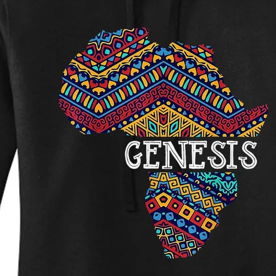 Genesis Black History Afro African Pride Women's Pullover Hoodie