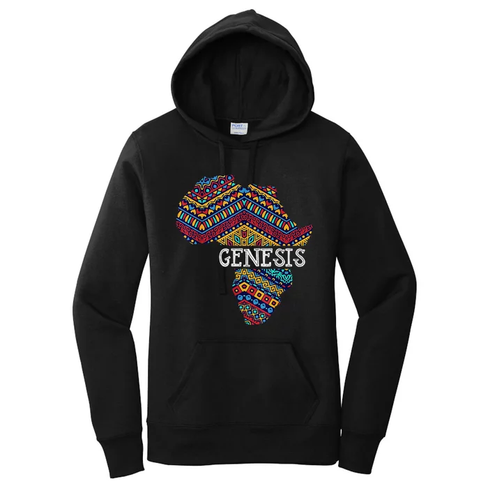 Genesis Black History Afro African Pride Women's Pullover Hoodie