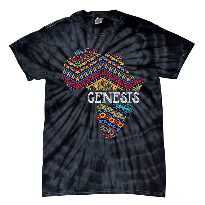 Genesis Black History Afro African Pride Tie-Dye T-Shirt