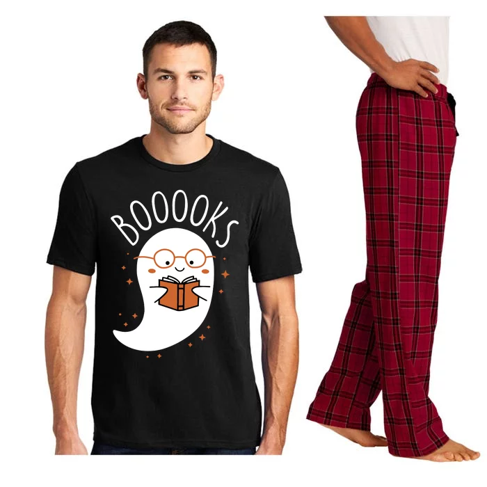 Ghost Books Halloween Pajama Set