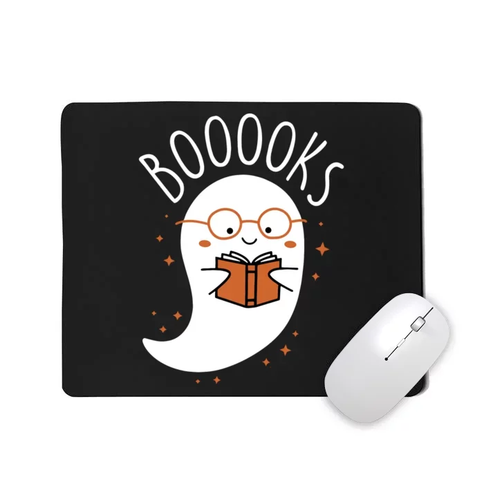 Ghost Books Halloween Mousepad