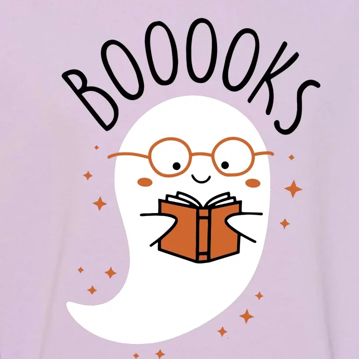 Ghost Books Halloween Garment-Dyed Sweatshirt