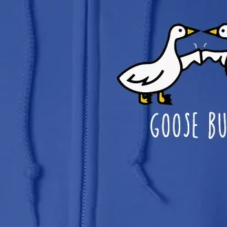 Goose Bumps Humorous Pun Design For Dad Joke Lover Full Zip Hoodie