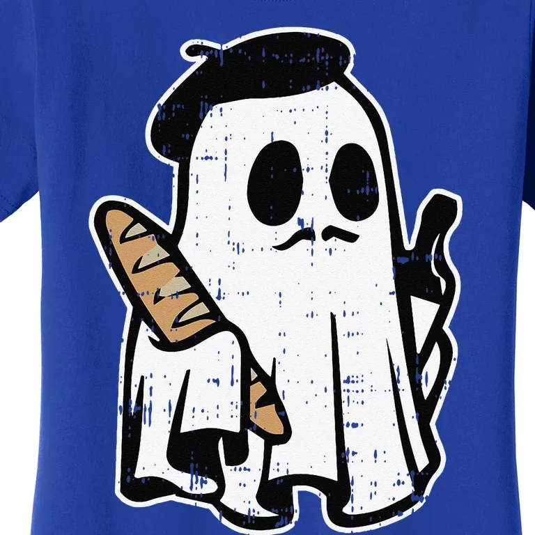 Ghost Bread Halloween Costume Funny Ghoul Spirit Funny Funny Women's T-Shirt