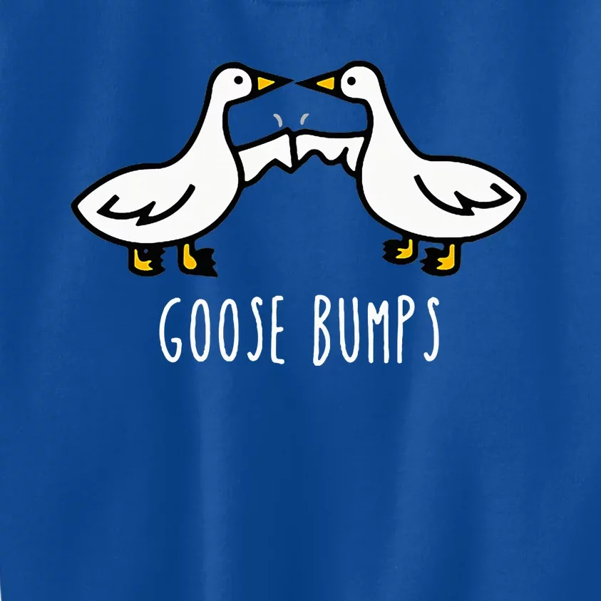 Goose Bumps Humorous Pun Kids Sweatshirt