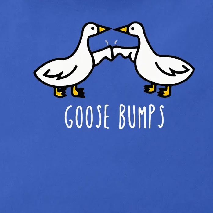 Goose Bumps Humorous Pun Zip Tote Bag