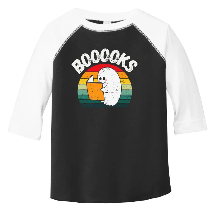 Ghost Booooks Halloween Boo Teacher And Kids Reading Books Toddler Fine Jersey T-Shirt