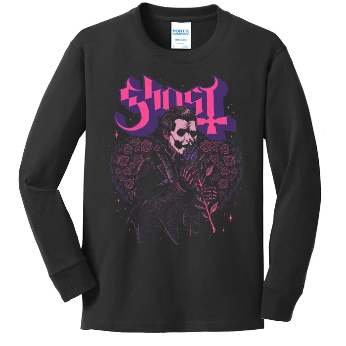 Ghost Bouquet Iv Kids Long Sleeve Shirt