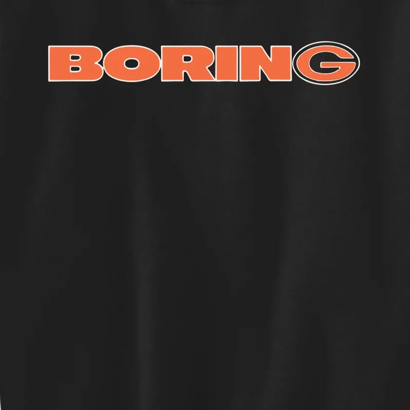 Green Bay Is Boring Justin Fields Kids Sweatshirt