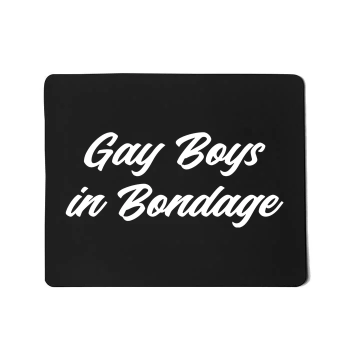 Gay Boy In Bondage Mousepad