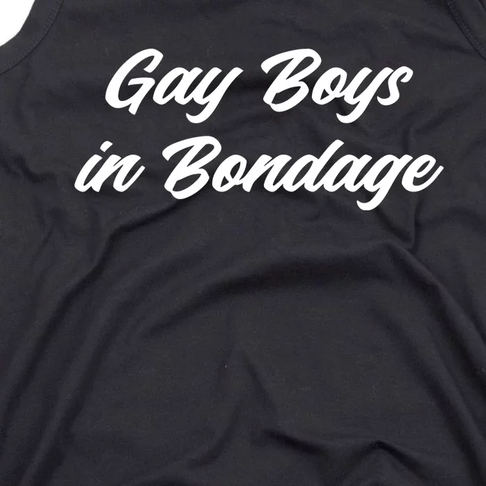 Gay Boy In Bondage Tank Top