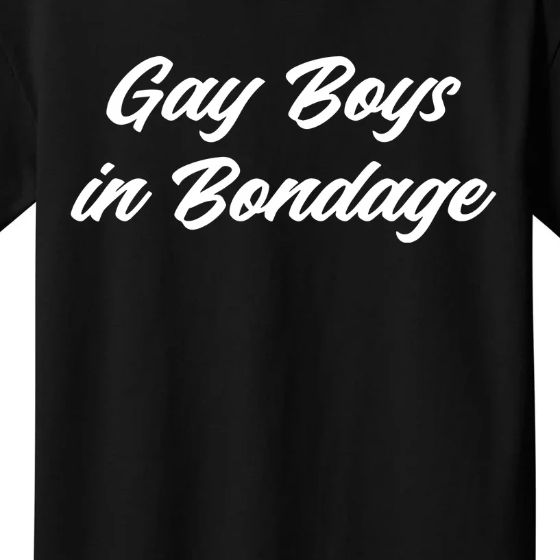 Gay Boy In Bondage Kids T-Shirt