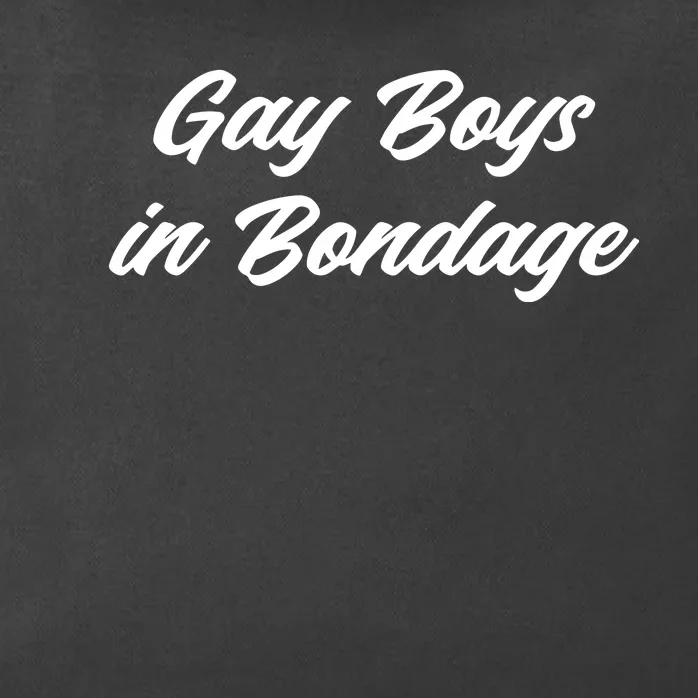 Gay Boy In Bondage Zip Tote Bag