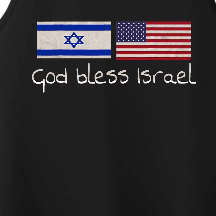 God bless Israel Performance Tank