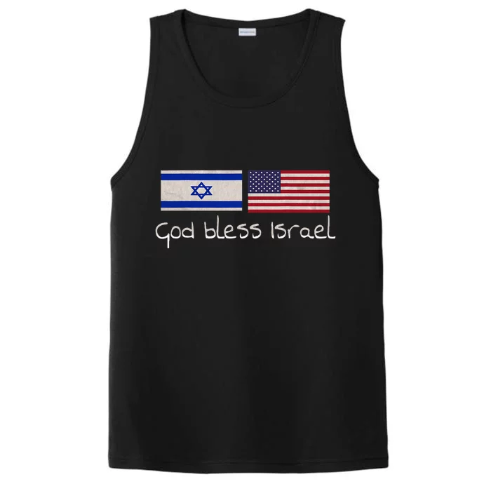 God bless Israel Performance Tank