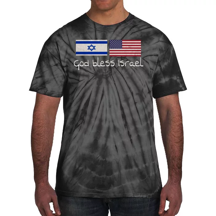 God Bless Israel Tie-Dye T-Shirt