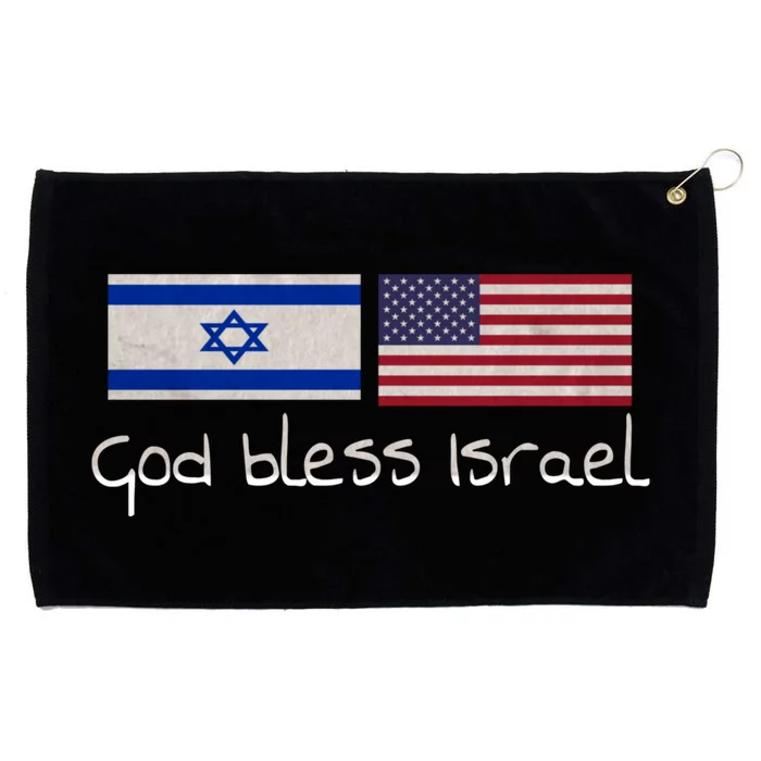 God Bless Israel Grommeted Golf Towel