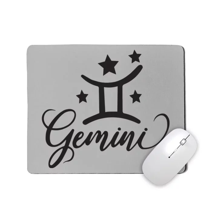 Gemini Born In May June Birthday Funny Gift Gemini Zodiac Mousepad