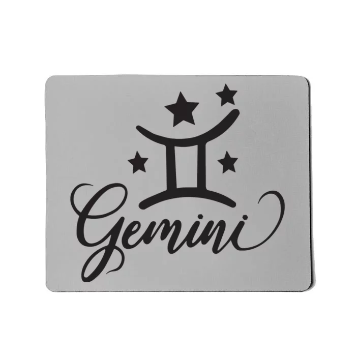 Gemini Born In May June Birthday Funny Gift Gemini Zodiac Mousepad