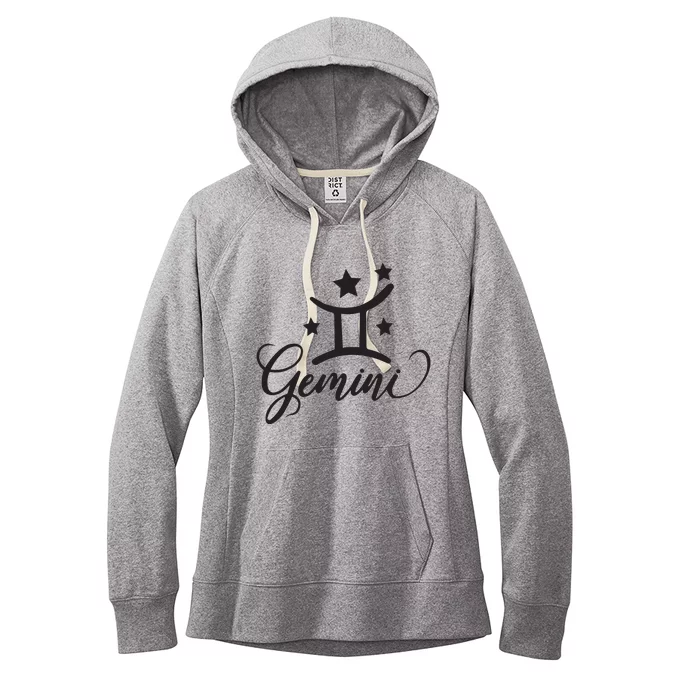 Gemini Born In May June Birthday Funny Gift Gemini Zodiac Women's Fleece Hoodie