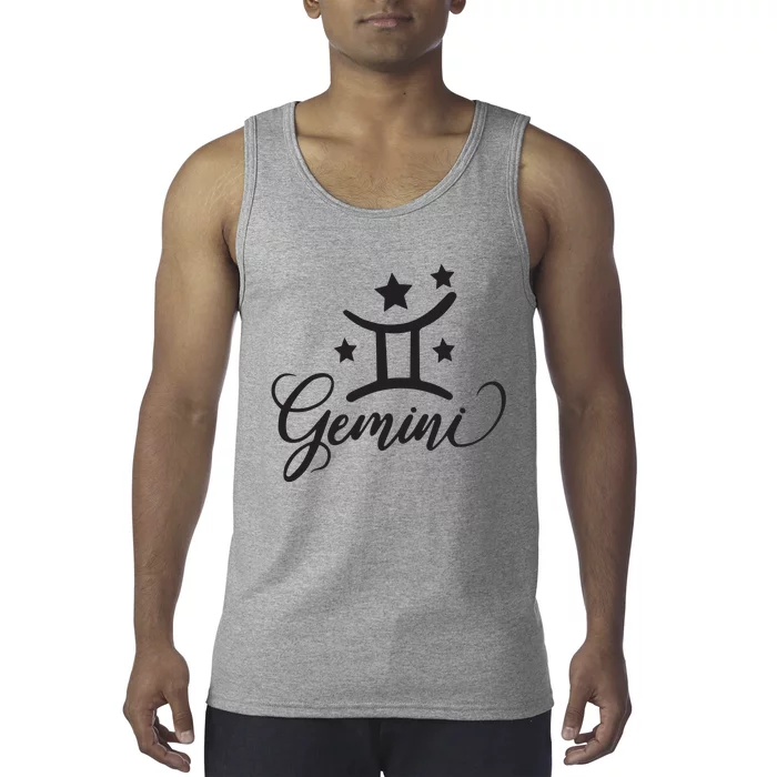 Gemini Born In May June Birthday Funny Gift Gemini Zodiac Tank Top