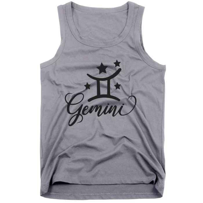 Gemini Born In May June Birthday Funny Gift Gemini Zodiac Tank Top