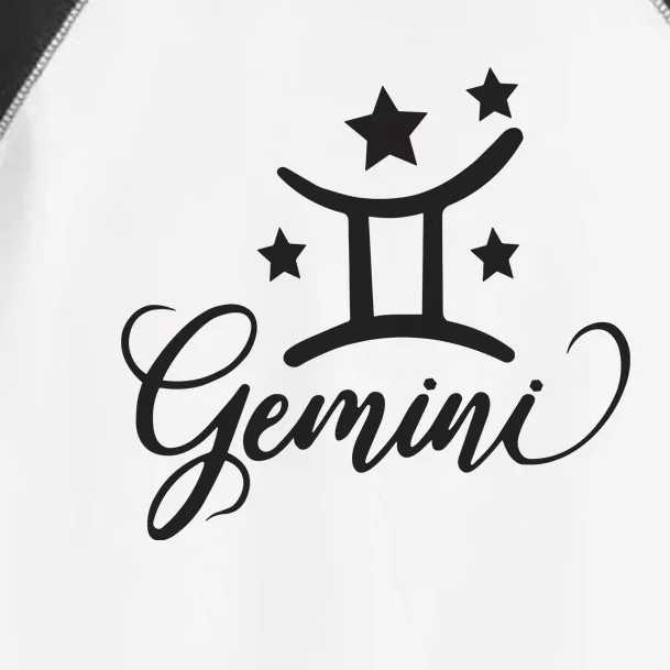 Gemini Born In May June Birthday Funny Gift Gemini Zodiac Toddler Fine Jersey T-Shirt