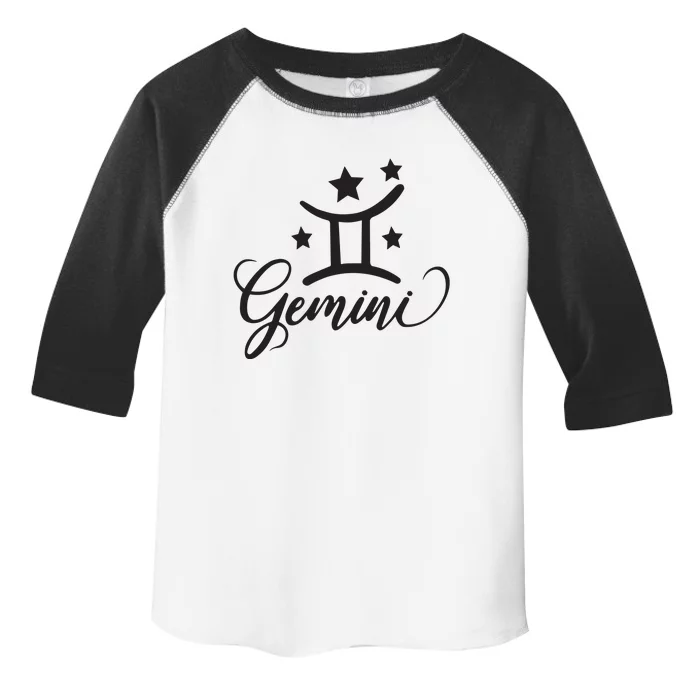 Gemini Born In May June Birthday Funny Gift Gemini Zodiac Toddler Fine Jersey T-Shirt