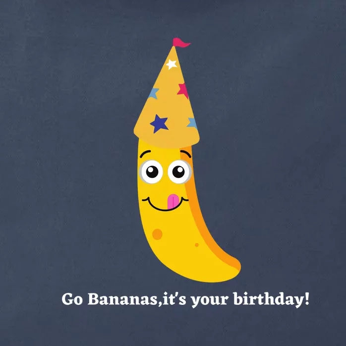 Go Bananas Its Your Birthday Zip Tote Bag