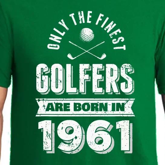 Golfer Born In 1961 60th Birthday Golfing Gift Pajama Set