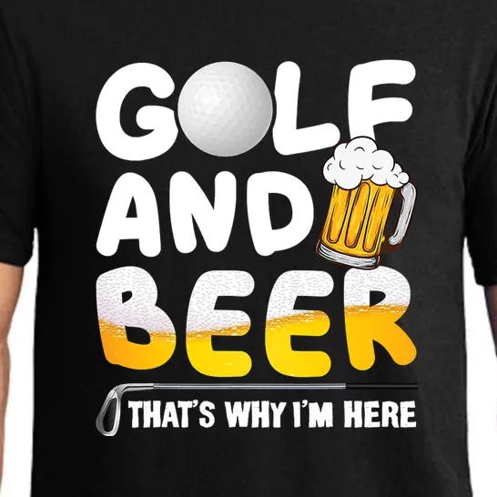 Golf Beer Joke Dad Golf Golfs Golfer Gift For Father's Day Pajama Set