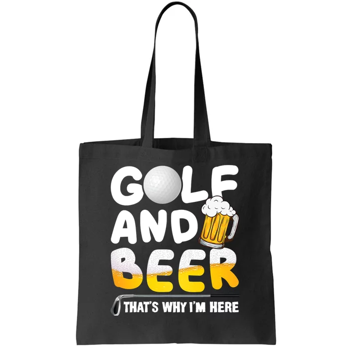 Golf Beer Joke Dad Golf Golfs Golfer Gift For Father's Day Tote Bag