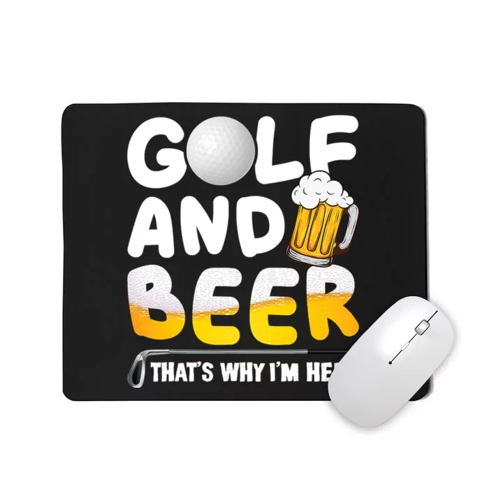 Golf Beer Joke Dad Golf Golfs Golfer Gift For Father's Day Mousepad