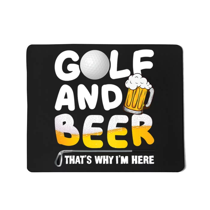 Golf Beer Joke Dad Golf Golfs Golfer Gift For Father's Day Mousepad