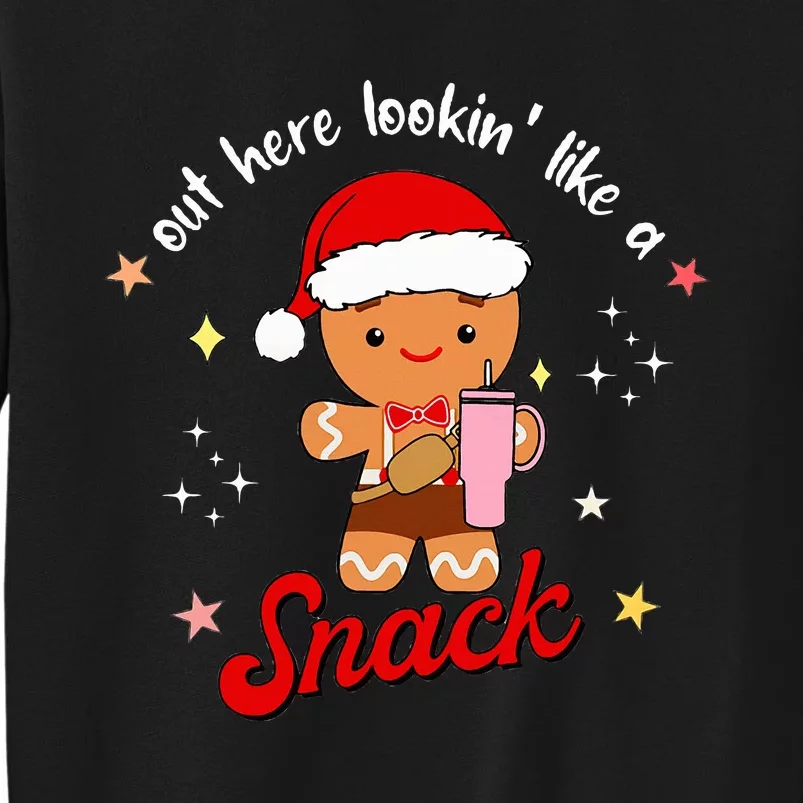 Gingerbread Boo Jee Out Here Looking Like A Snack Christmas Sweatshirt