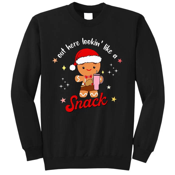 Gingerbread Boo Jee Out Here Looking Like A Snack Christmas Sweatshirt