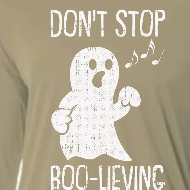 Ghost Boo Lazy Halloween Costume Funny Pun Ghoul Spirit Cooling Performance Long Sleeve Crew