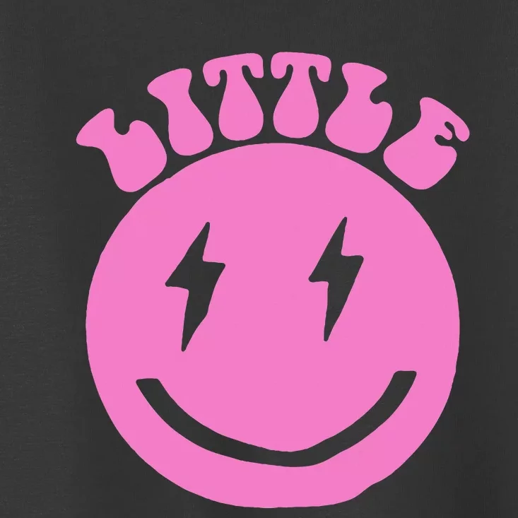 Gbig Big Little Sorority Reveal Smily Face Funny Cute Little Toddler T-Shirt