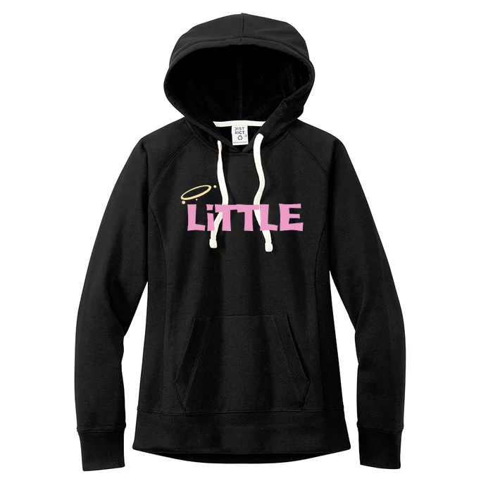 Gbig Big Little Sorority Reveal Funny Family Sorority Little Women's Fleece Hoodie