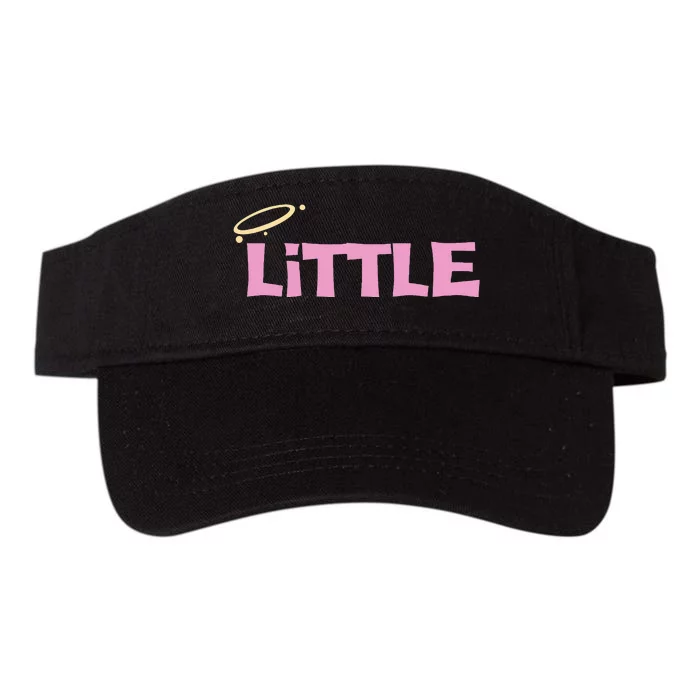 Gbig Big Little Sorority Reveal Funny Family Sorority Little Valucap Bio-Washed Visor