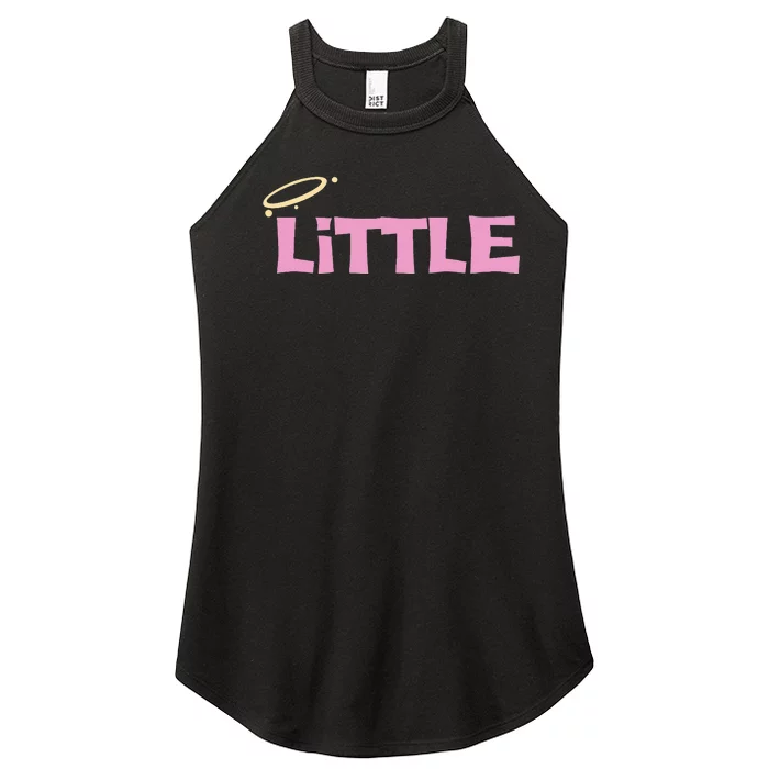 Gbig Big Little Sorority Reveal Funny Family Sorority Little Women’s Perfect Tri Rocker Tank