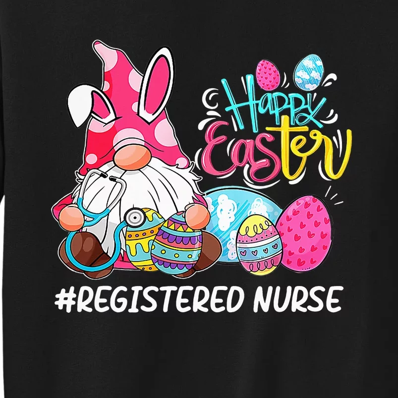 Gnome Bunny Love Registered Nurse Easter Sweatshirt