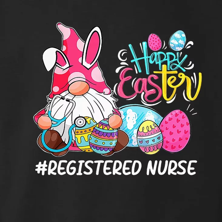 Gnome Bunny Love Registered Nurse Easter Toddler Hoodie