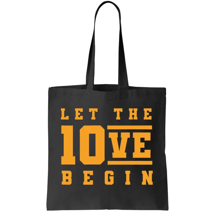 Green Bay Love 10 Tote Bag