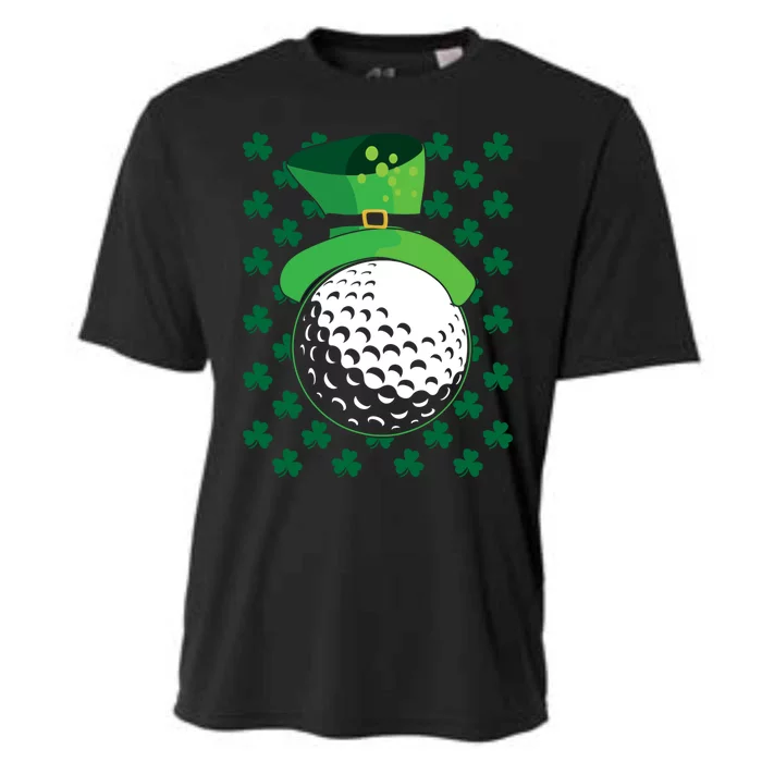 Golf Ball Leprechaun Hat St Patricks Day Sports Lover Cool Gift Cooling Performance Crew T-Shirt