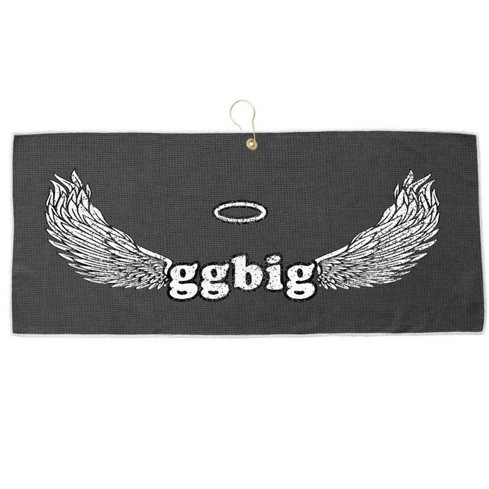 Gbig Big Little Sorority Family Matching Cute Angel Halo Large Microfiber Waffle Golf Towel