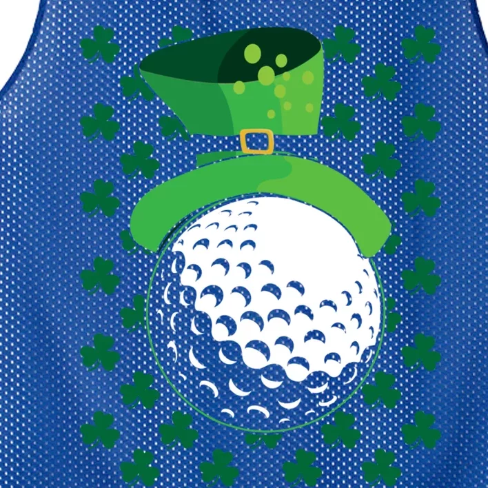 Golf Ball Leprechaun Hat St Patricks Day Sports Lover Gift Mesh Reversible Basketball Jersey Tank